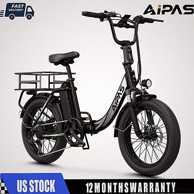1000W Electric Mountain Bike for Adults 20" Fat Tire 28MPH 48V Off-Road Bicycle