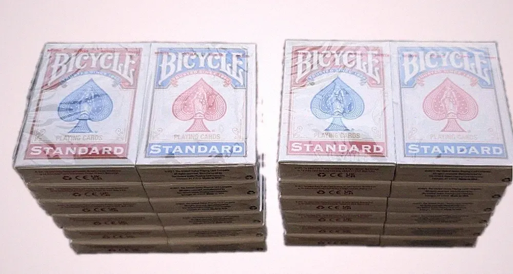 24 Decks (2 Boxes Of 12 Decks Ea.) Bicycle Standard Poker Size Playing Cards
