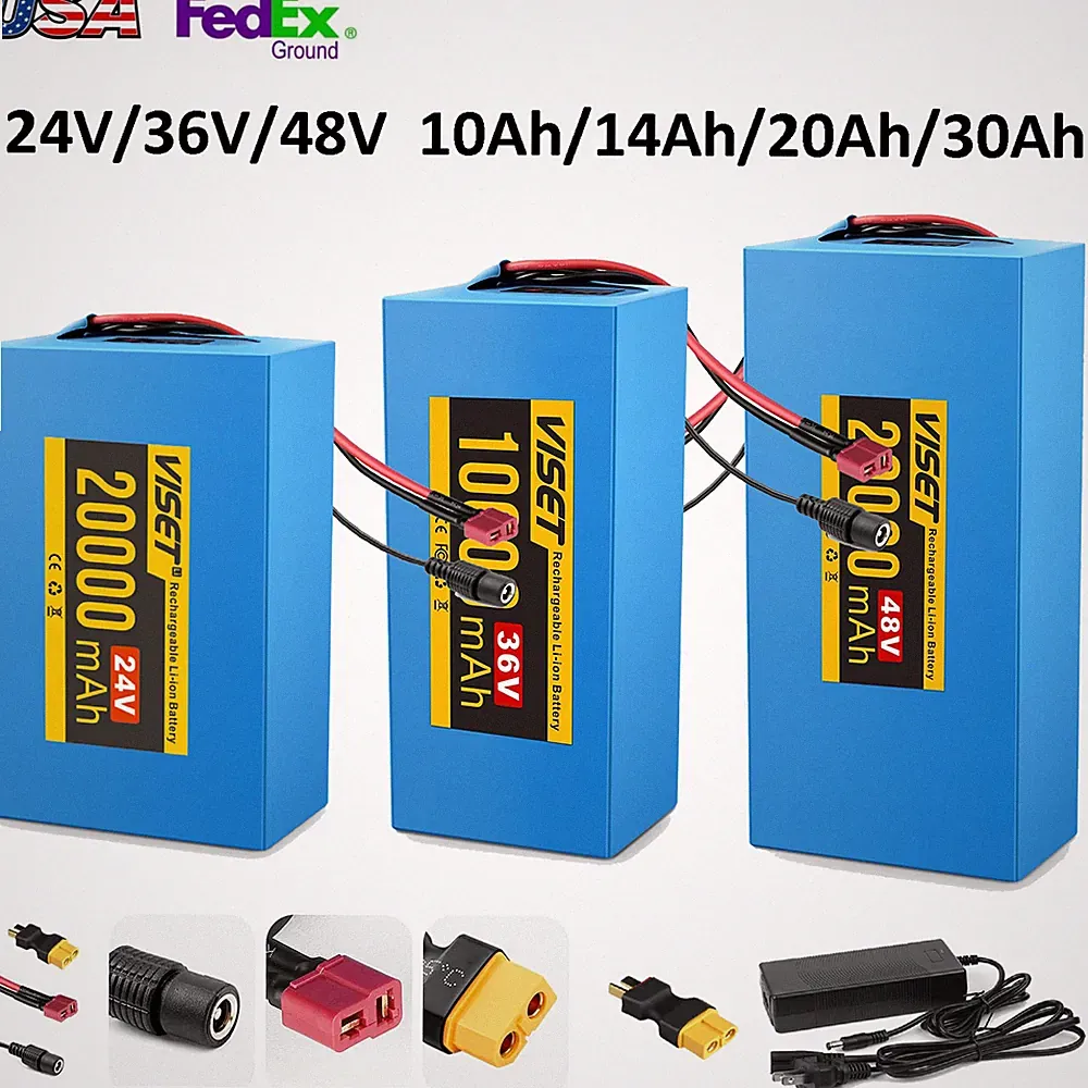 24V 36V 48V 10AH/14AH/20AH/30AH Battery for 200W-1000W Electric Bicycle Bike