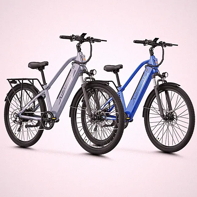 26" Electric Bike 1100W Peak 62 Mlies 28mph E Bikes Commuter 48V eMTB City Bike