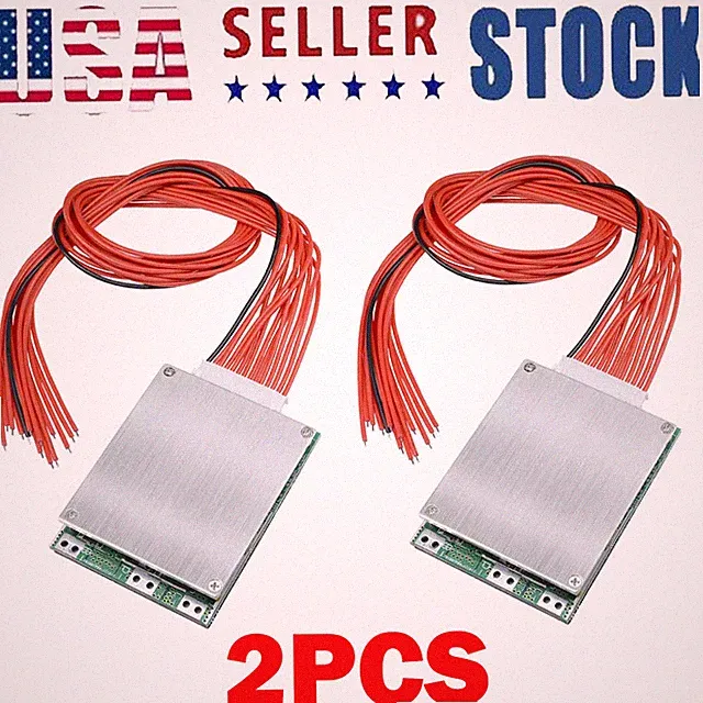 2PC 48V-13S-35A Li-ion Battery BMS PCB PCM E-bike Ebicycle Balance Circuit Board