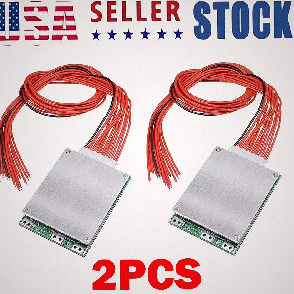 2x 48V-13S-35A Li-ion Battery BMS PCB PCM E-bike Ebicycle Balance Circuit Boards