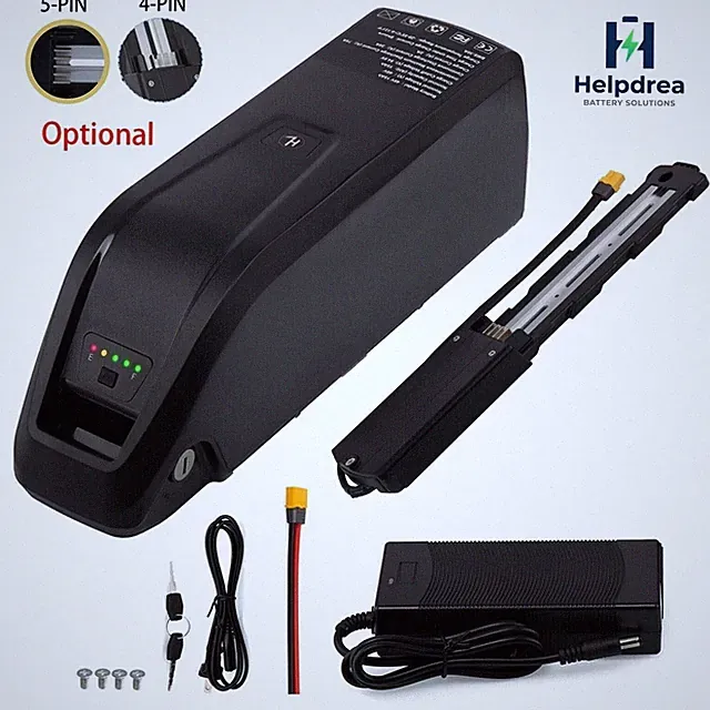 36V 48V 10Ah 15Ah 200W-1800W Electric Bicycle Lithium Ebike Battery 4Pin / 5Pin