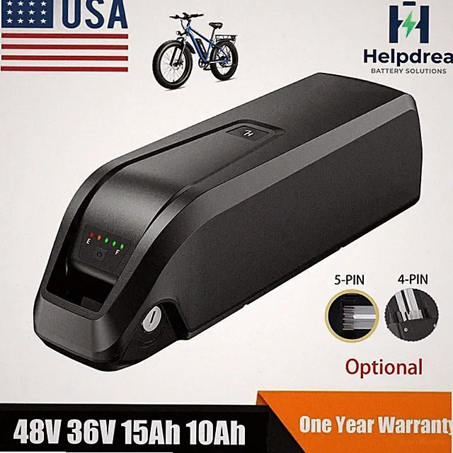 36V 48V 10Ah 15Ah Ebike Lithium Battery Pack for 0~1920W Electric Bike Motor BMS