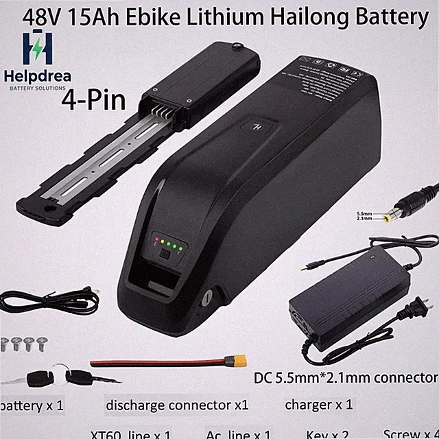 48V 15Ah Hailong Battery for 200W-1500W Ebike Electric Bike Lithium Battery BMS