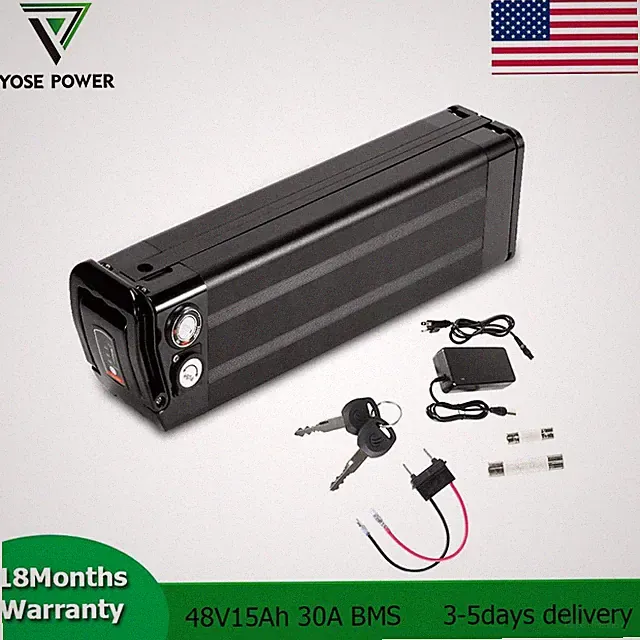 48V 15Ah SilverFish Ebike Battery 1000W Electric Bike Lithium Battery 48V
