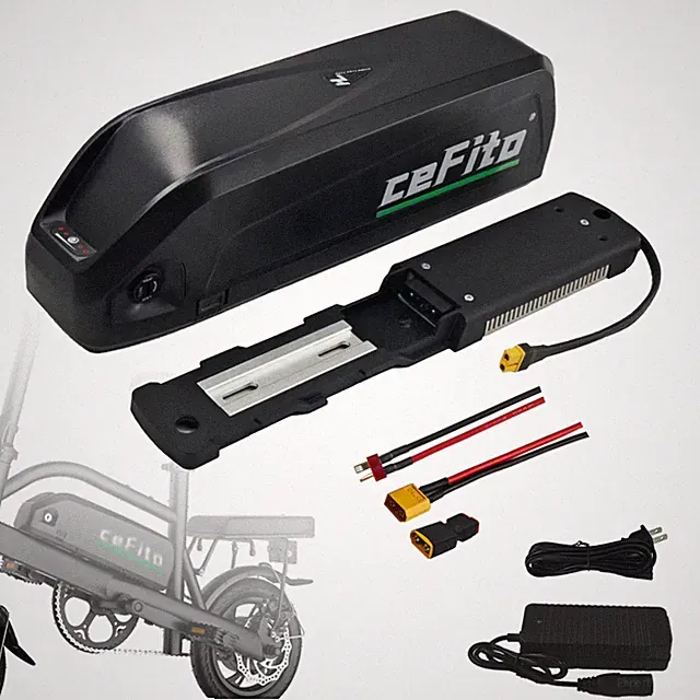 48V 20Ah Battery with 30A BMS, 5-Pin Base Connector, 2A Charger, Safety Lock