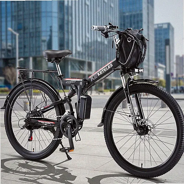 48V 20AH Folding E-Bike For Adult 26" 1000W UL2849 30MPH E-Mountain Bike US