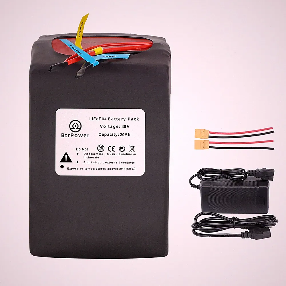 48V 20AH Lifepo4 Battery for eb_ike Bicycle 48V Lithium Battery Charger 40A BMS