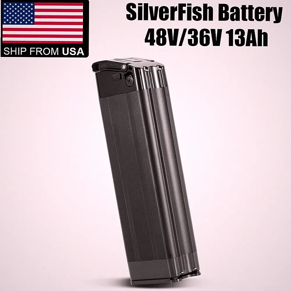 48V 36V Ebike Battery 13Ah 17Ah Silverfish Electric Bike Battery with Charger