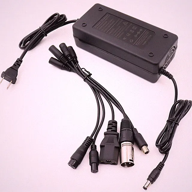54.6V 2A Fast Charger Fits For Lithium Battery Electric Bike Scooter Power 48V