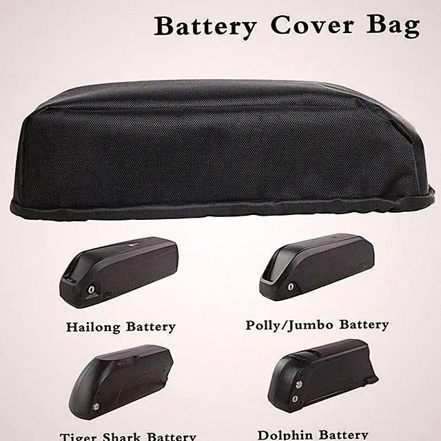 Battery Cover Waterproof Dustproof Resistant Ebike Bike Bicycle Frame Protective
