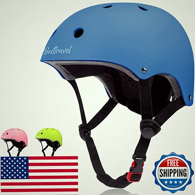 Besttravel Kids Bike Helmet Toddler Adjustable Toddler Bike Helmet Ages 3-8
