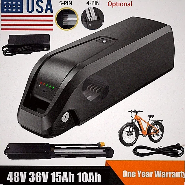 Ebike Battery 52V 48V 36V 20Ah 15Ah 10Ah 20W-2000W Electric Bike Lithium Battery