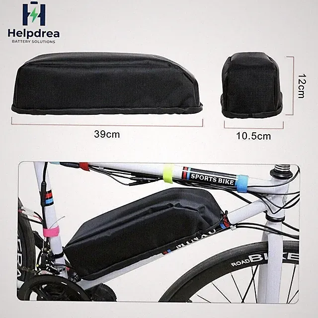 Ebike Battery Cover Waterproof Dustproof Resistant Bike Bicycle Frame Protective