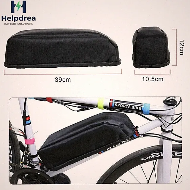 EBike Frame Battery Waterproof Bag Rain Protected Cover For Bike Hailong Battery