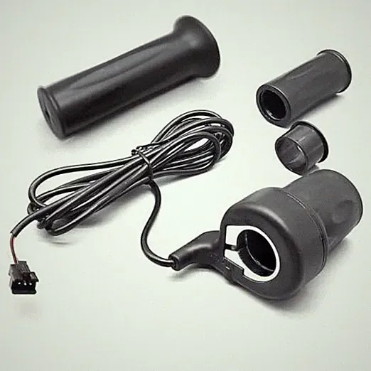 Electric Bicycle Right Handle 20X Half Twist Throttle 24V 36V 48V Black SM Plug
