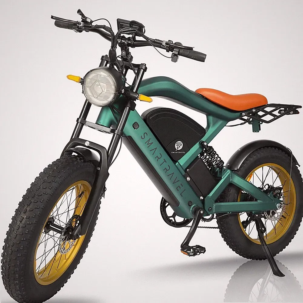 Electric Bike 1500W Electric Bicycle 48V 27AH 30MPH Off-road Mountain Ebike US