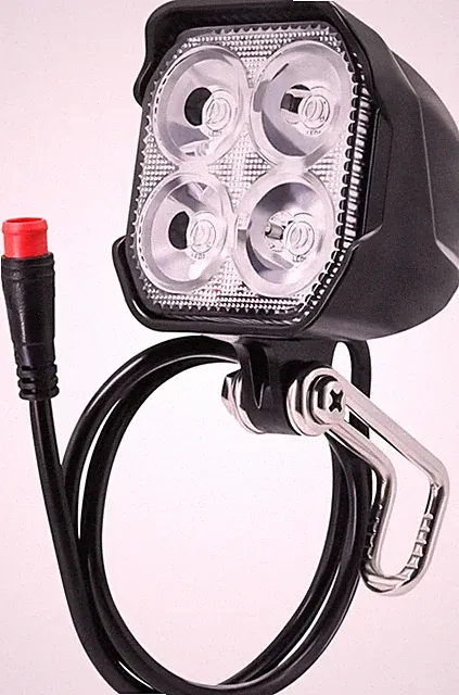 Faro led para bicicleta electrica 400 lumens compatible 24v 36v 48v impermeable
