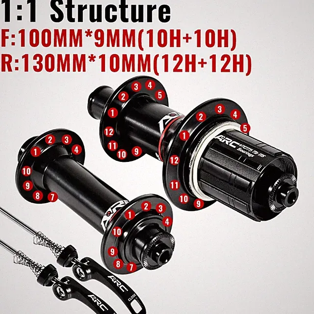HG Road Bike Hubs 4 Pawls 48 Tooth 20 24 Holes Bicycle V Brake Hub 8-12 Speed