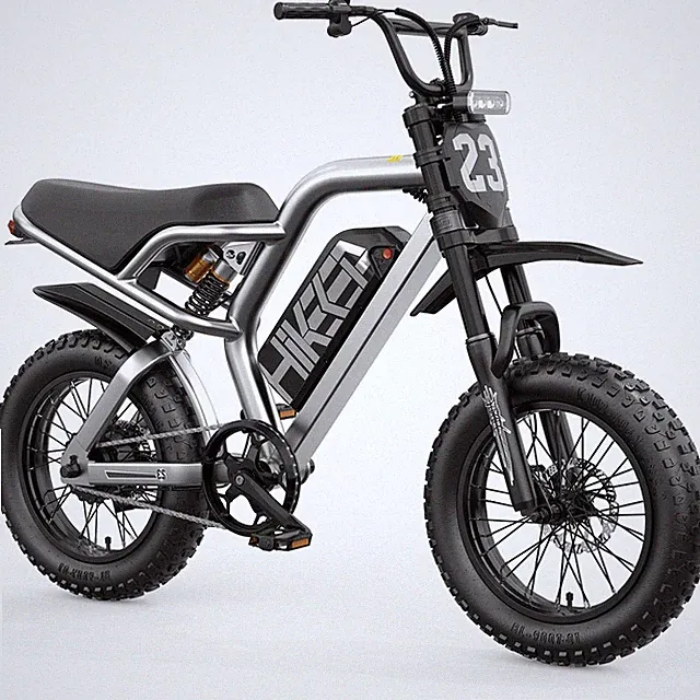 Hikeep 16''x3 Electric Bike Fat tires 48V 15Ah 1500W Peak ebike for Teenagers