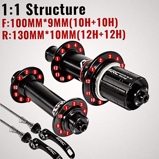 Road Bicycle Hubs 4 Pawls 48 Tooth 20 24 Holes Bicycle Hub V Brake 8-12Speed