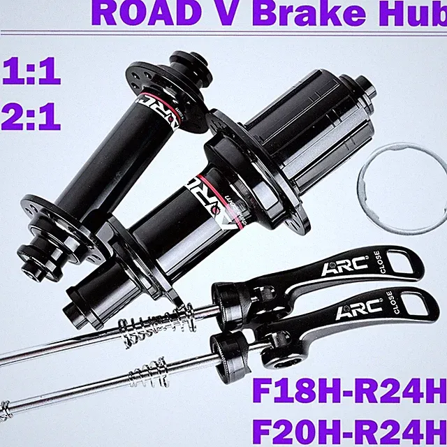 Road Bike Hubs Bicycle Hub V Brake 4 Pawls 48 Clicks Hub 20 24 Holes 8-11Speed